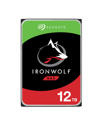 SEAGATE NAS HDD 12TB IronWolf 7200rpm 6Gb/s SATA 256MB cache 3.5inch 24x7 CMR for NAS and RAID Rackmount Systeme BLK Project (P) nr 1
