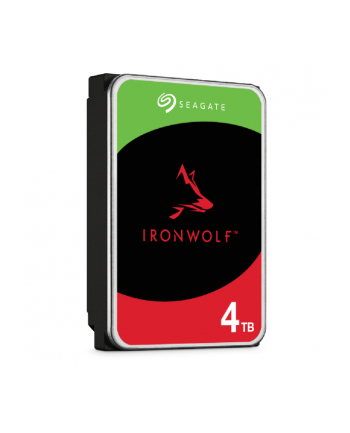 SEAGATE NAS HDD 4TB IronWolf 5400rpm 6Gb/s SATA 256MB cache 3.5inch 24x7 CMR for NAS and RAID rackmount systems BLK Project (P)
