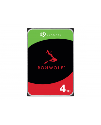 SEAGATE NAS HDD 4TB IronWolf 5400rpm 6Gb/s SATA 256MB cache 3.5inch 24x7 CMR for NAS and RAID rackmount systems BLK Project (P)
