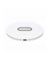 MANHATTAN Fast Wireless Charging Pad - 15 W Wireless Charger 15 W / 10 W / 7.5 W / 5 W Output White - nr 19