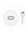 MANHATTAN Fast Wireless Charging Pad - 15 W Wireless Charger 15 W / 10 W / 7.5 W / 5 W Output White - nr 1