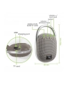 TECHLY Głośnik Bluetooth 5.3 Bezprzewodowy 5W TWS LED USB/TF MP3 - nr 24