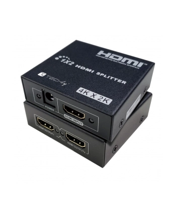 TECHLY Splitter HDMI 1x2 4K 30Hz Aktywny Rozdzielacz HDMI nr 1