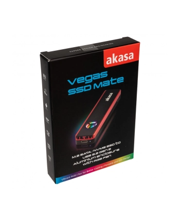 Akasa Rama Zewnętrzna Usb 3.2 Gen 2 Pro M.2 Ssd Rgb (AK-ENU3M2-06) nr 1