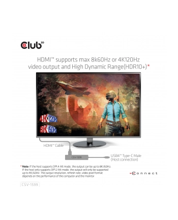 Club3D Stacja Dokująca Usb-C® Csv-1599