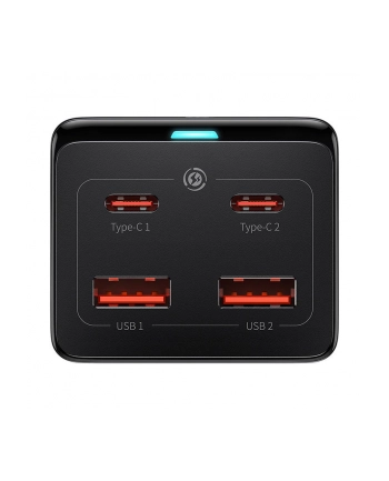 Baseus Gan3 Pro 2X Usb + 2Xusb-C + Ac 100W Czarny