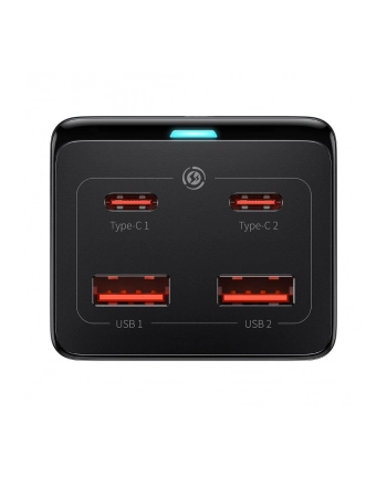 Baseus Gan3 Pro 2X Usb + 2Xusb-C + Ac 100W Czarny