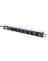 digitus Listwa zasilająca PDU 19' Rack, 7x gniazdo schuko, 2.0m, 1x wtyk unischuko, 16A, wł./wył., zabezpieczenie przeciążeniowe, profil aluminiowy - nr 23