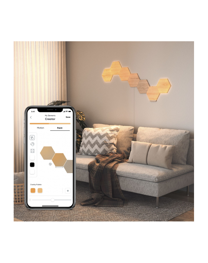 Nanoleaf Elements Hexagons 3 panele (NLELH3) główny