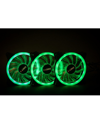 1stcool fan kit aura evo 1 argb, 3x dual ring (34646)