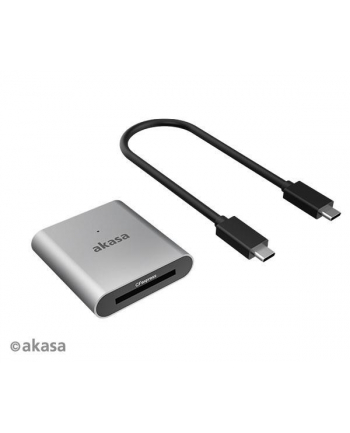 Akasa Czytnika Kart Ak-Cr-11Bk (Cfexpress), Externí, Usb 3.2 Type-C (0000057231)