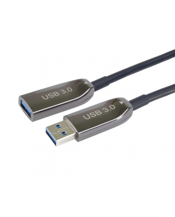 Premiumcord USB-A - USB-A 25 m Czarny (KU3OPT25)