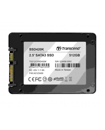Transcend SSD420K 512GB 2,5'' SATA3 (TS512GSSD420K)