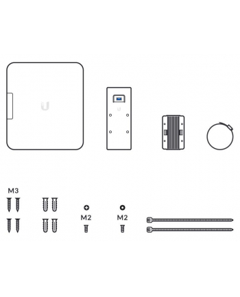 Ubiquiti UF-Terminal-Box | Zewnętrzna skrzynka UFiber | IPX5, 249 x 218 x 60 mm