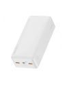 Baseus Bipow powerbank z szybkim ładowaniem 30000mAh 20W biały (Overseas Edition) + kabel USB-A - Micro USB 0.25m biały (PPBD050402) - nr 12