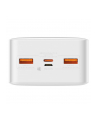 Baseus Bipow powerbank z szybkim ładowaniem 30000mAh 20W biały (Overseas Edition) + kabel USB-A - Micro USB 0.25m biały (PPBD050402) - nr 13