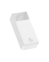 Baseus Bipow powerbank z szybkim ładowaniem 30000mAh 20W biały (Overseas Edition) + kabel USB-A - Micro USB 0.25m biały (PPBD050402) - nr 15