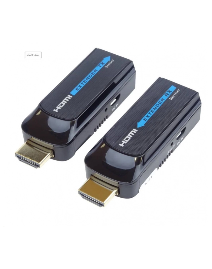 PREMIUMCORD  PRZEDŁUŻACZ HDMI DO 50 M PRZEZ POJEDYNCZY KABEL KROSOWY CAT6, KOMPATYBILNY Z FULL HD 1080P 60HZ  () główny