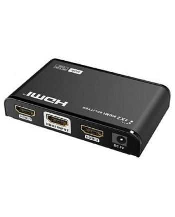 PREMIUMCORD  4K HDMI SPLITTER 1-2 PORTY Z ZASILACZEM, METALOWA OBUDOWA, ROZDZIELCZOŚĆ WIDEO 4KX2K 2160P UHD @ 60HZ, FULL HD 1080P, 3D, HDCP, KOLOR CZA nr 2