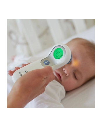 Braun Termometr Czoło No Touch   Thermometer Battery Protective Cap Instructions nr 1