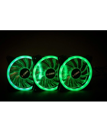 1stcool fan kit aura evo 1 argb, 3x dual ring (34646)
