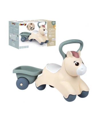 Jeżdzik Pony Ride-On Kucyk z przyczepką Little SMOBY nr 1