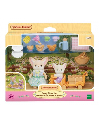 epoch Sylvanian Families Rodzina lisów pustynnych na pikniku 5698