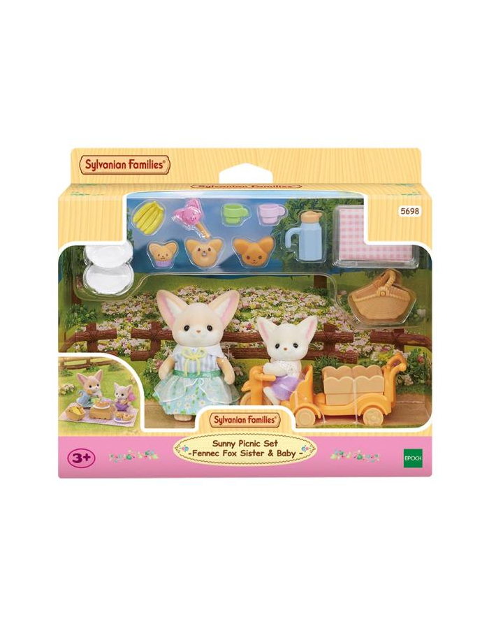 epoch Sylvanian Families Rodzina lisów pustynnych na pikniku 5698 główny