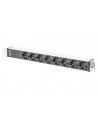 digitus Listwa zasilająca PDU 19' Rack, 8x gniazdo schuko, 2.0m, 1x wtyk C14, 10A Aluminiowa - nr 7