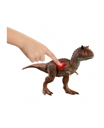 Jurassic World Karnotaur Dinozaur Ślady po starciu HND19 MATTEL