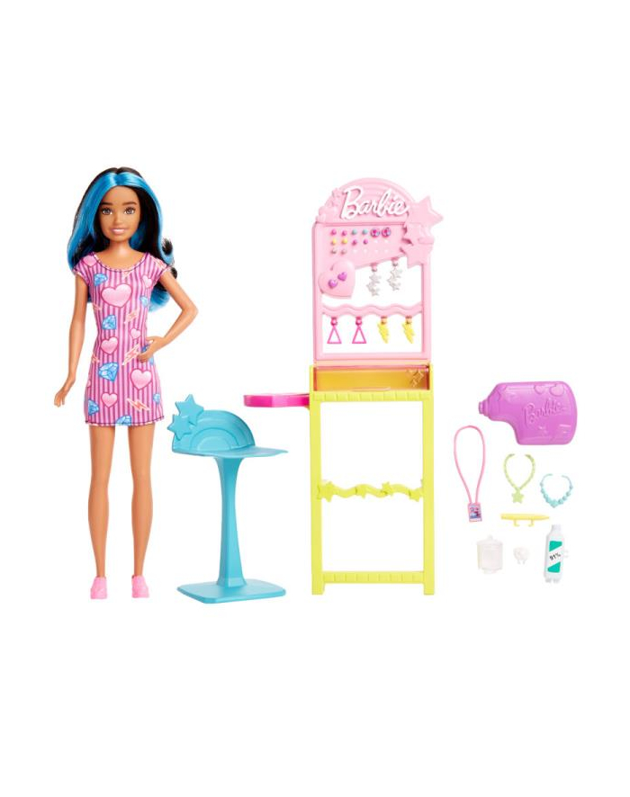 Barbie Skipper Pierwsza praca Przekłuwanie uszu HKD78 MATTEL główny