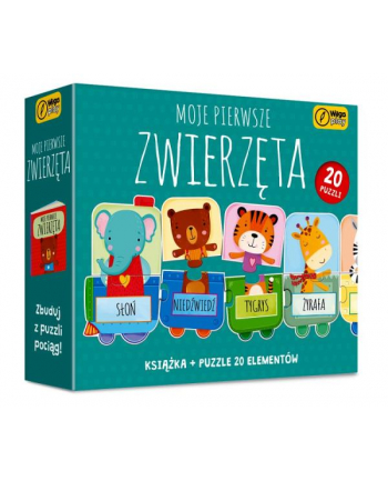 foksal Moje pierwsze zwierzęta. Puzzle i książka. Wilga play