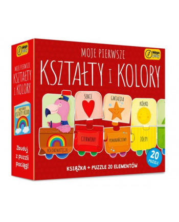 foksal Moje pierwsze kształty i kolory. Puzzle i książka. Wilga play