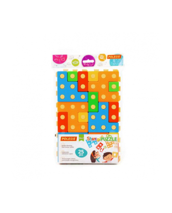 Polesie 93943 Zabawka edukacyjna Ułóż puzzle Nr2 25el w worku