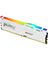 kingston Pamięć DDR5 Fury Beast RGB  32GB(1*32GB)/5200  CL36 Biała - nr 9