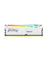 kingston Pamięć DDR5 Fury Beast RGB  32GB(2*16GB)/5200  CL36 Biała - nr 18