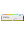 kingston Pamięć DDR5 Fury Beast RGB  32GB(2*16GB)/5600  CL36 Biała - nr 2