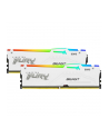 kingston Pamięć DDR5 Fury Beast White RGB  64GB(2*32GB)/5600Mhz  CL36 - nr 25