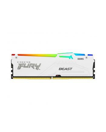 kingston Pamięć DDR5 Fury Beast White RGB 32GB(1*32GB)/6000 CL36