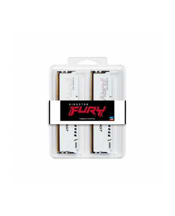 kingston Pamięć DDR5 Fury Beast White 64GB(2*32GB)/6000 CL36