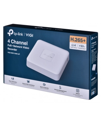 tp-link 4-kanałowy rejestrator sieciowy PoE VIGI NVR1104H-4P