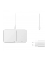samsung Pad indukcyjny 15W Duo Fast z ładowarką biały - nr 18