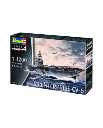 cobi Model do sklejania 65824 USS Enterprise CV-6 - Model Set Revell