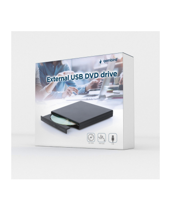 gembird Napęd DVD na USB zew DVD-USB-04 Czarny