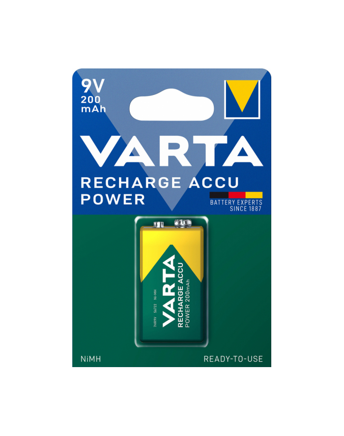 Akumulator POWER ACCU 56722 1 200mAh,9V,R2U    6F22/9V główny