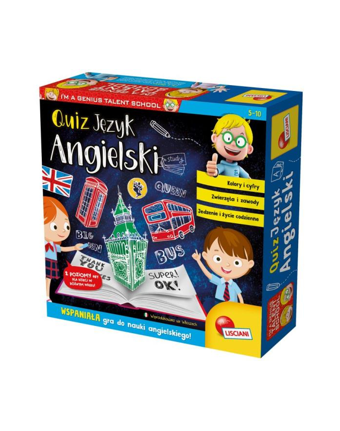 lisciani giochi I'm a Genius Quiz - język angielski 48892 LISCIANI główny