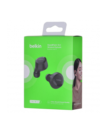 belkin Słuchawki bezprzewodowe Soundform Bolt TWS czarne