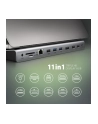 axagon HMC-4KX3 Wieloportowy hub USB 5Gbps, 3x USB-A, 2x HDMI + DP + GLAN +  SD/microSD + audio, PD 100W - nr 33