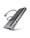 axagon HMC-4KX3 Wieloportowy hub USB 5Gbps, 3x USB-A, 2x HDMI + DP + GLAN +  SD/microSD + audio, PD 100W - nr 55