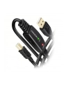axagon Kabel ADR-210B USB 2.0 A-M -> B-M Aktywny kabel połączeniowy/wzmacniacz 10m - nr 27